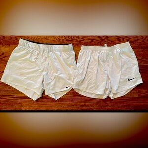 Women's Nike Running Shorts Size Medium - 2 pair bundle